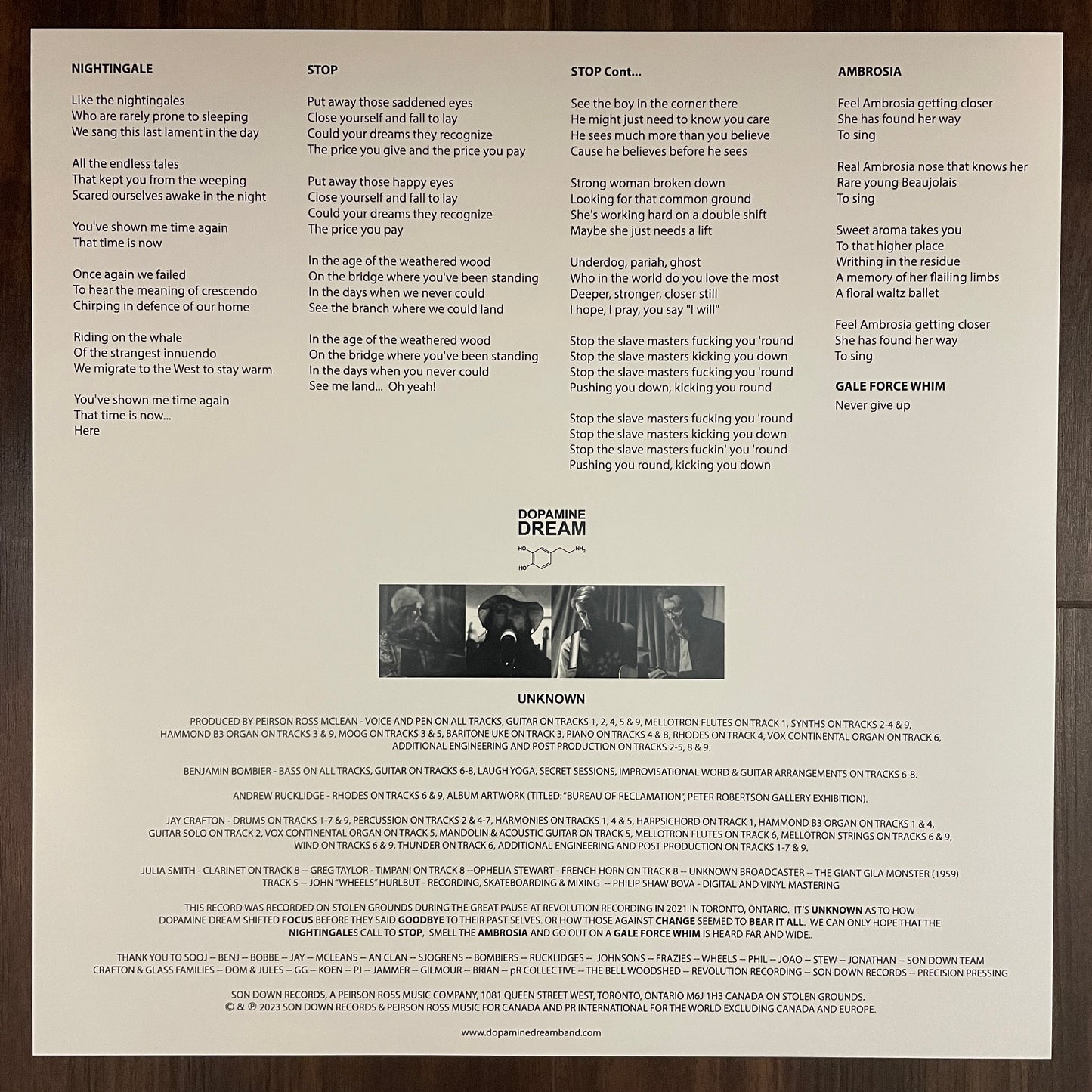 Deluxe Vinyl Record - "Unknown" - 1st Press